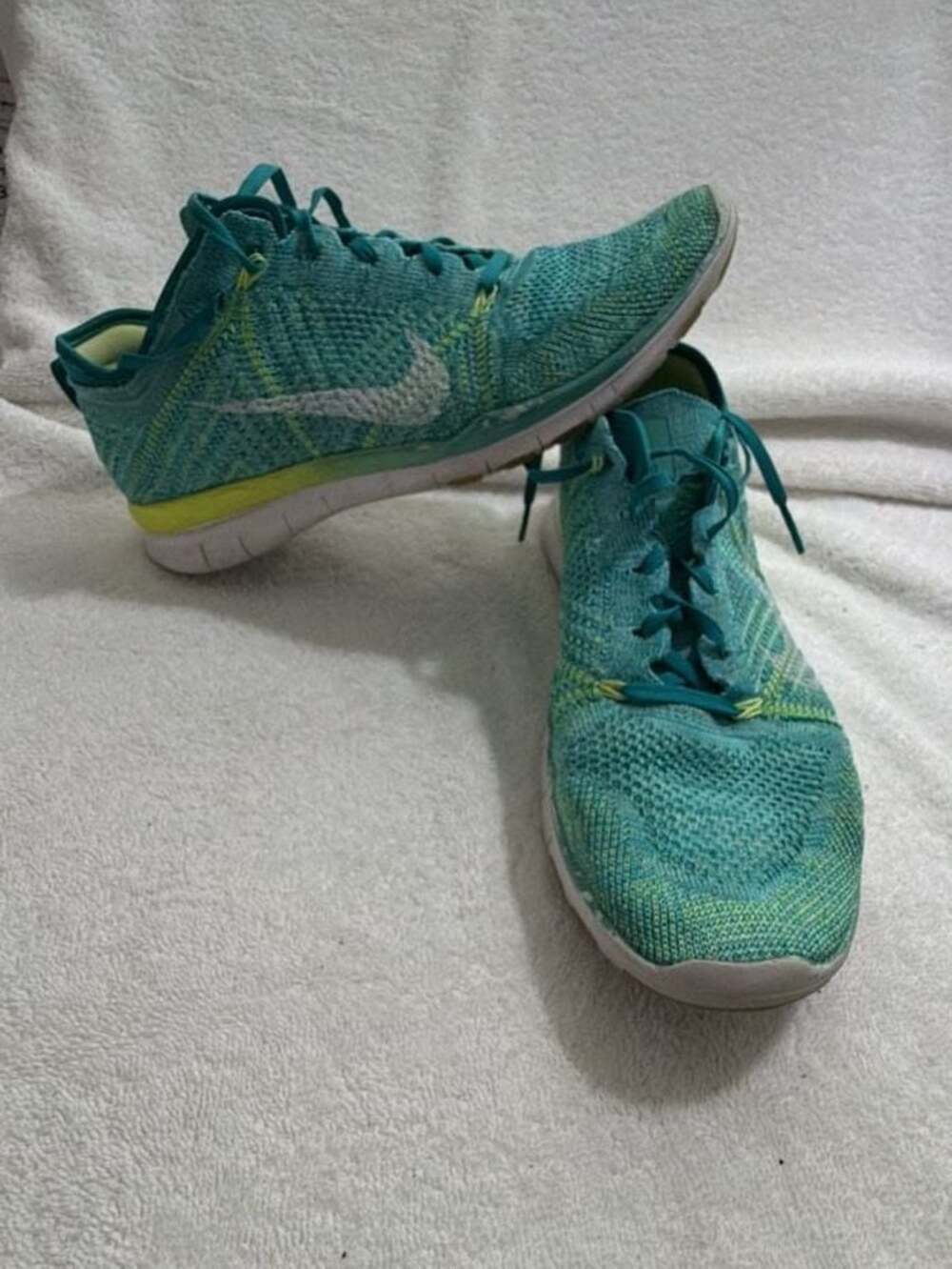 Nike Free TR Flyknit Women's Running Shoes Turquoise Green 718785-400